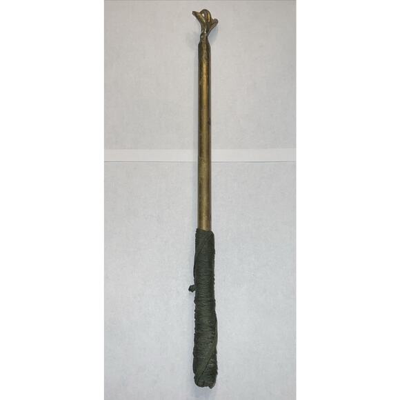 Vintage Brass Bird Eagle Claw Back Scratcher 14” - Picture 1 of 5